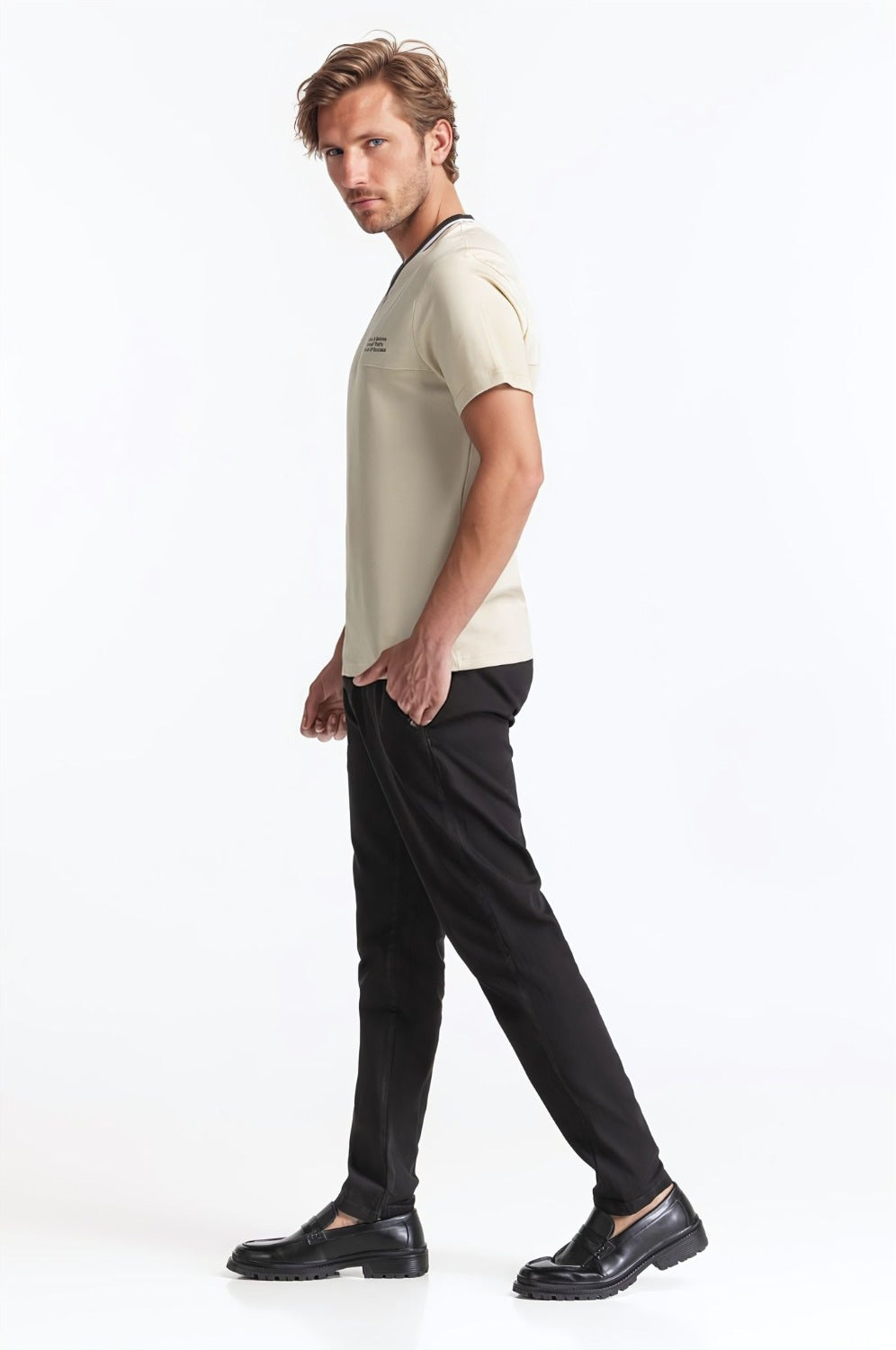 V Neck Tee TS-CNSJ24-197