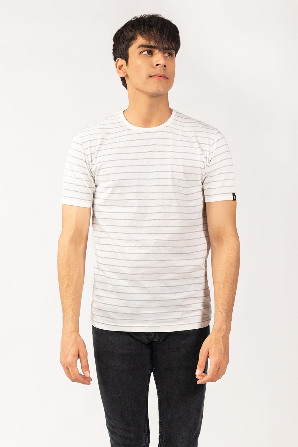 White Grey T-Shirt YD-URB-TEE-D16-01