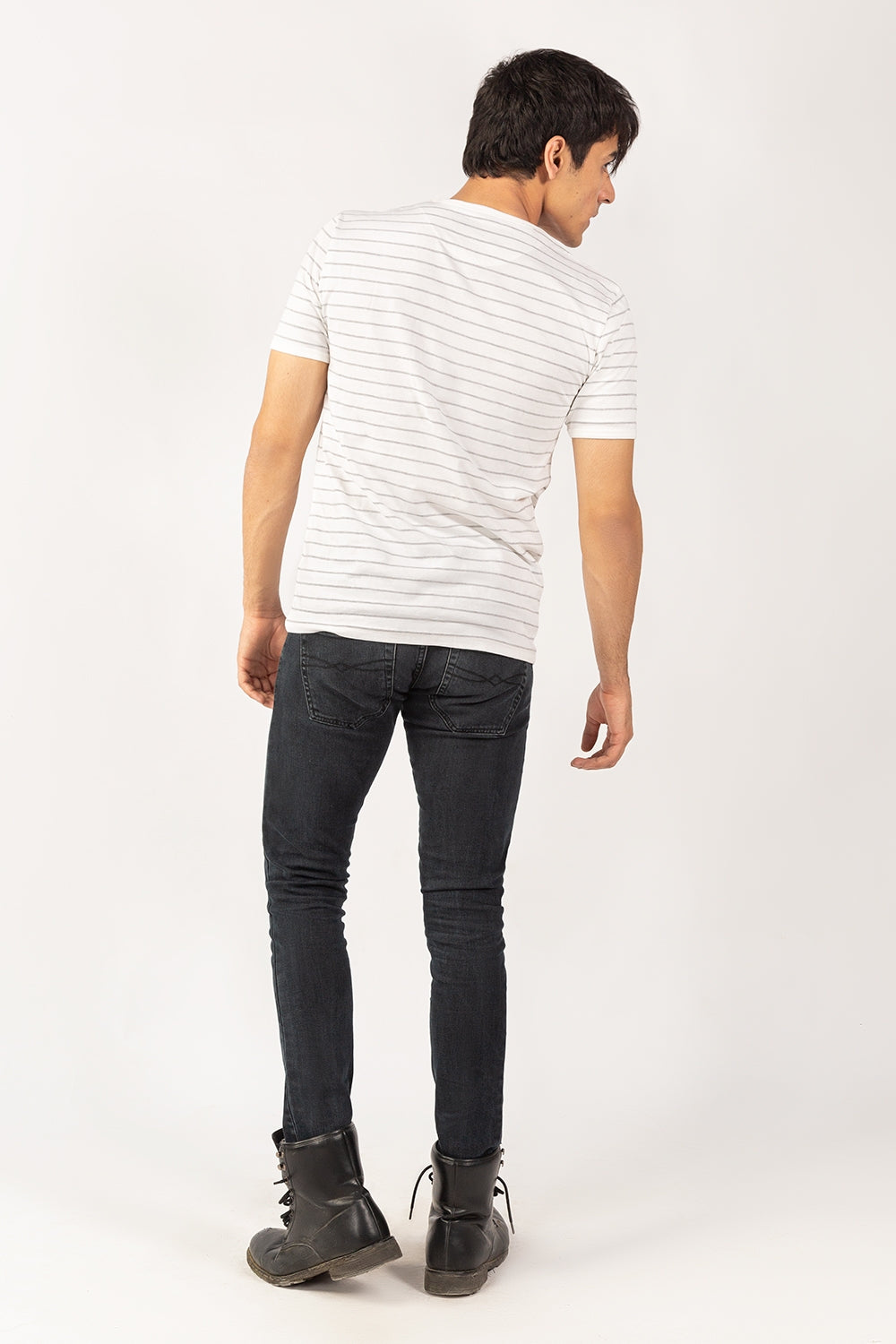 White Grey T-Shirt YD-URB-TEE-D16-01