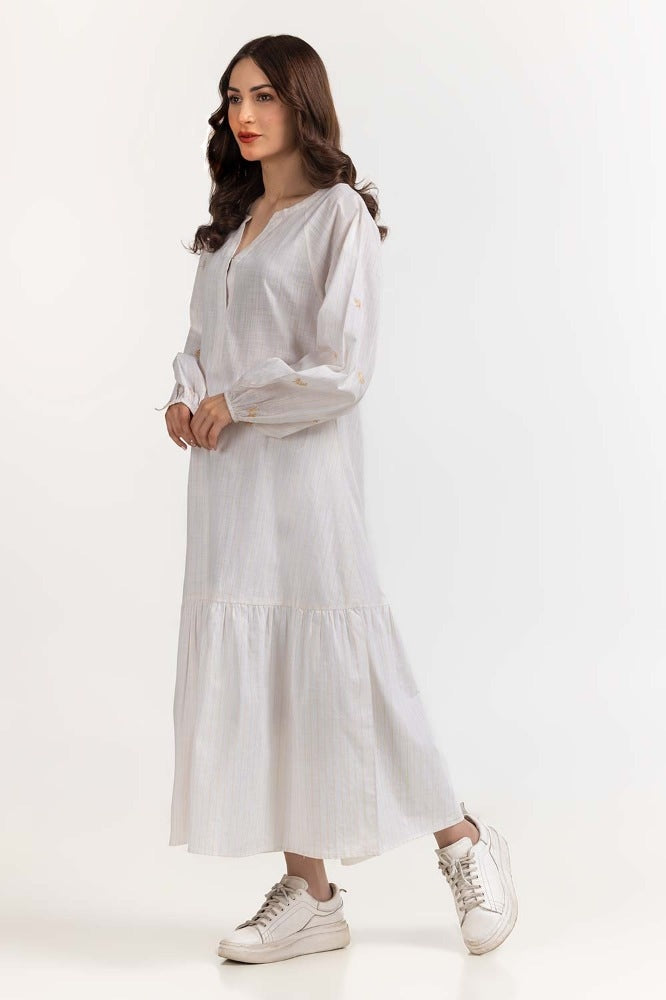 White Basic Dress WM-DRS-SS24-012
