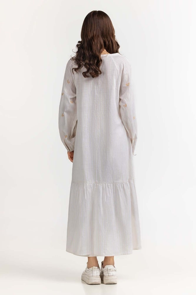 White Basic Dress WM-DRS-SS24-012