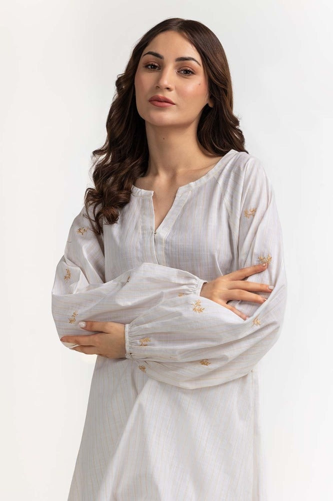 White Basic Dress WM-DRS-SS24-012