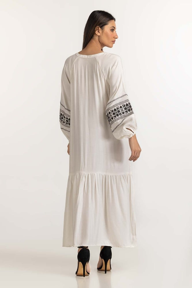 White Basic Dress WM-DRSWS23-013