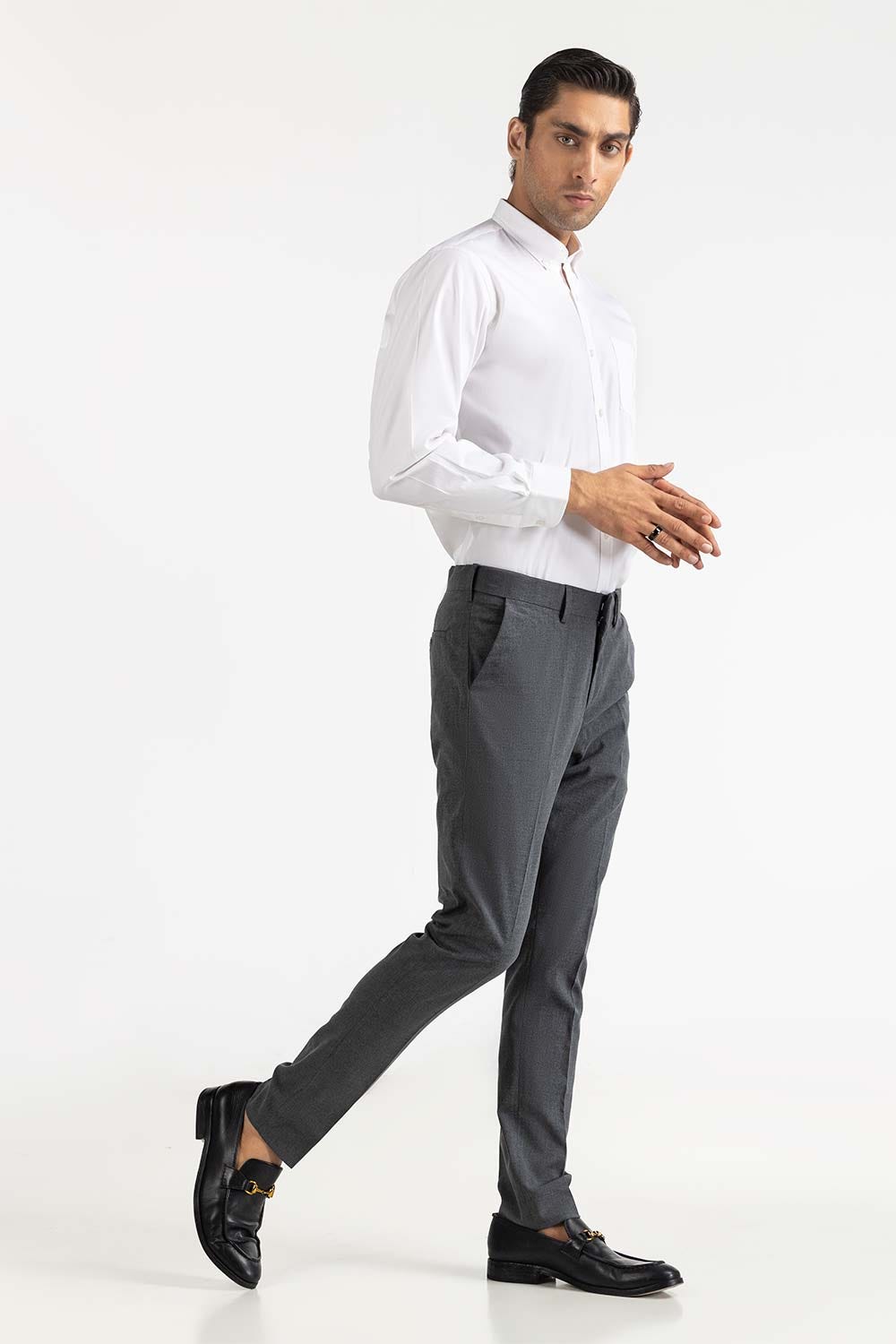 White Basic Dyed Formal Shirt MN-FS-PD23-002