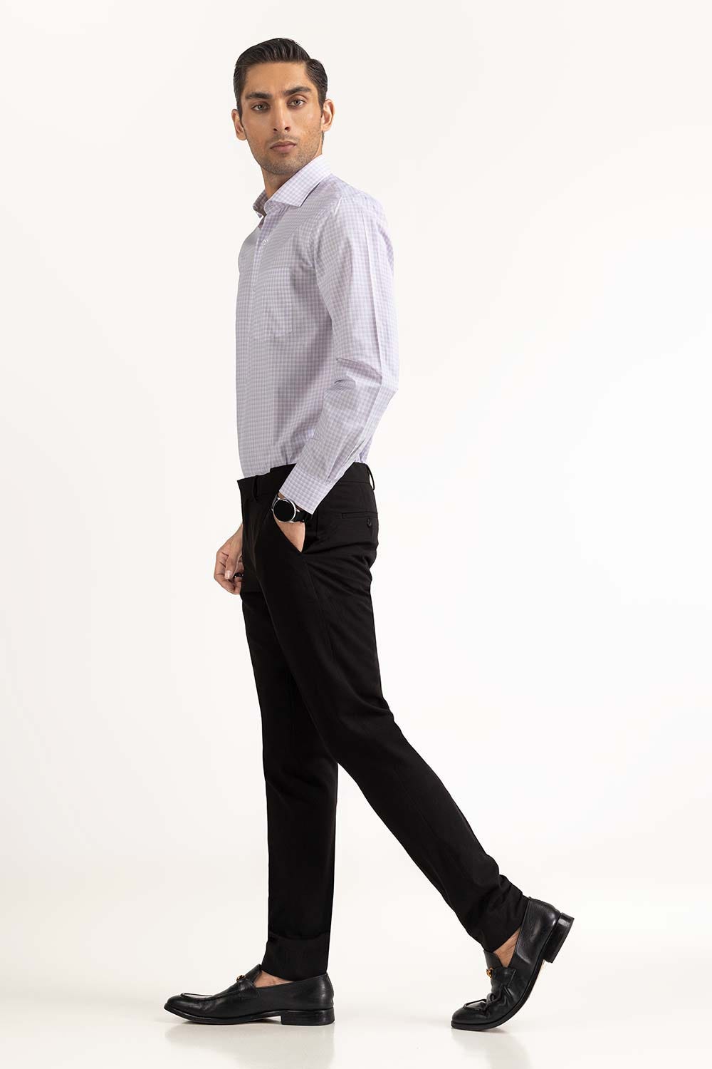 White Basic Dyed Formal Shirt MN-FS-YD23-001