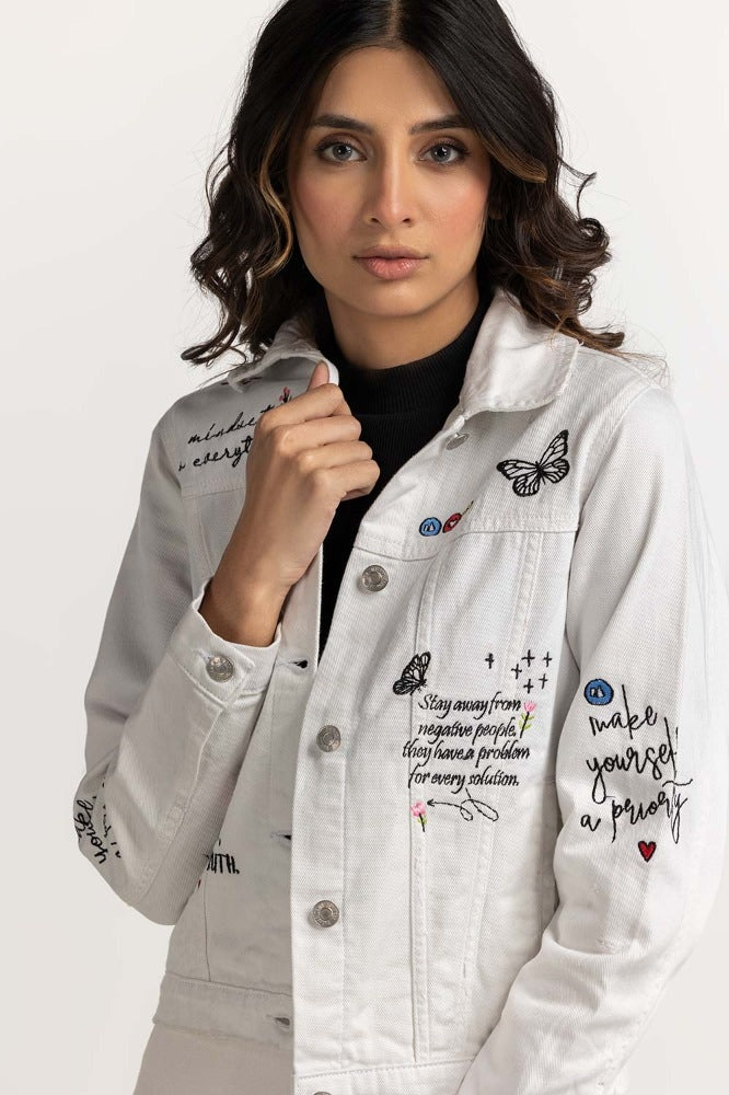 White Basic Jacket WS-JKT-WS23-119