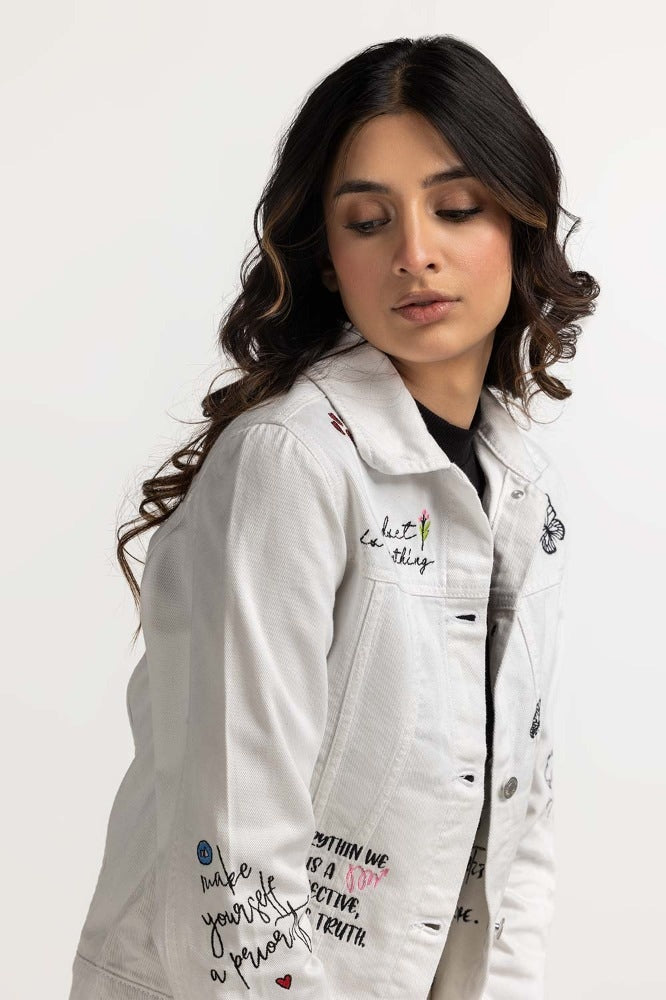 White Basic Jacket WS-JKT-WS23-119