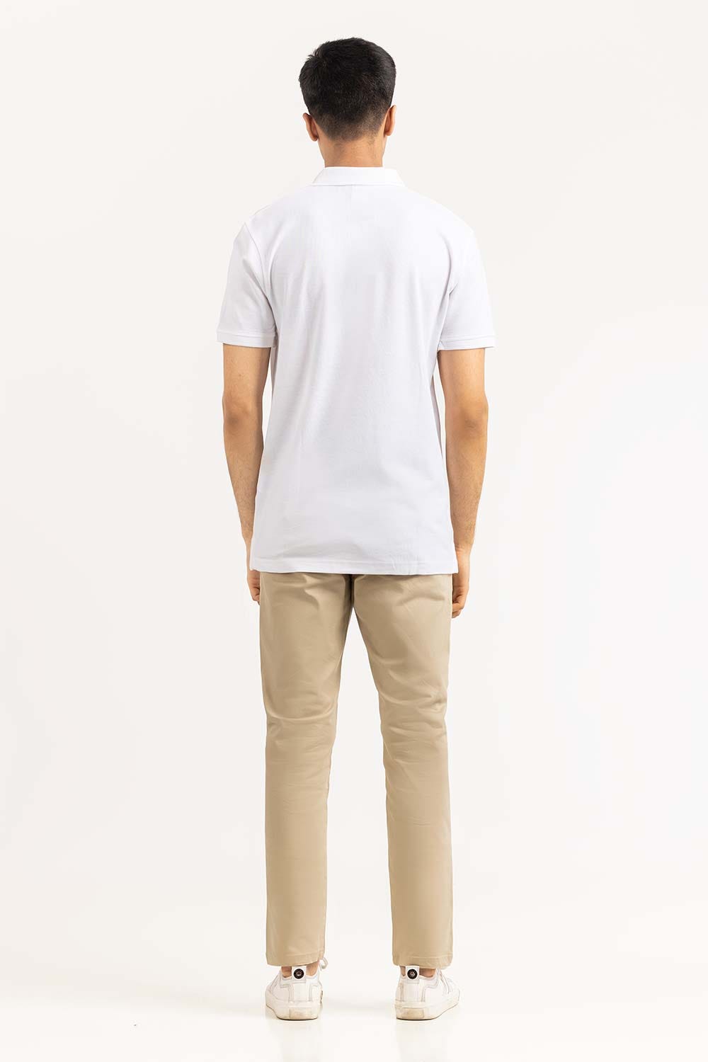 White Basic Polo PS-SIGPK23-240