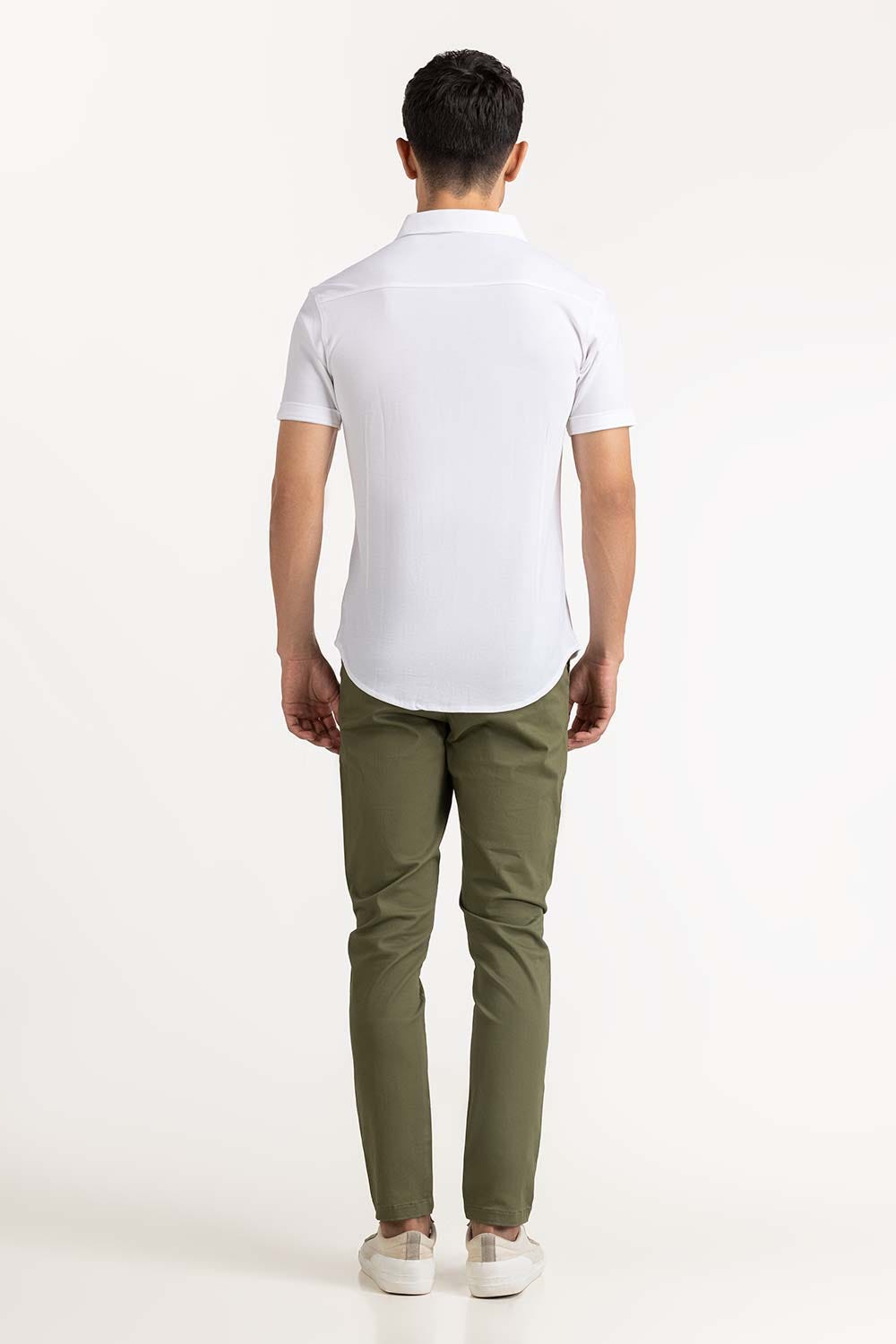 White Basic Shirt KS-HSPK23-035