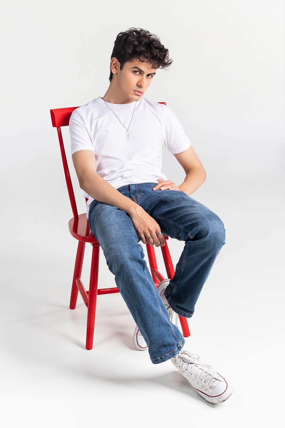 White Basic Signature T-Shirt JCN-SIG-D047