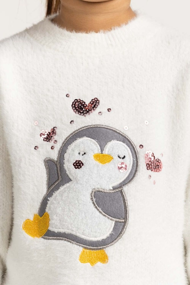 White Basic Sweater TG-SWT-WS23-014