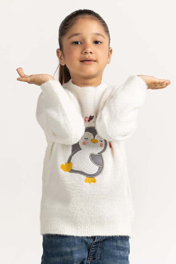 White Basic Sweater TG-SWT-WS23-014