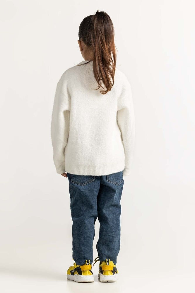 White Basic Sweater TG-SWT-WS23-014