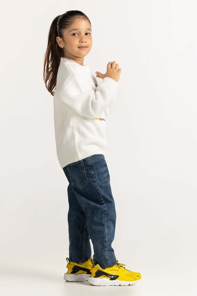 White Basic Sweater TG-SWT-WS23-014