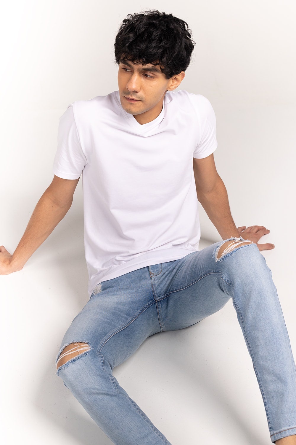 White Basic T-Shirt JVN-SIG-D035