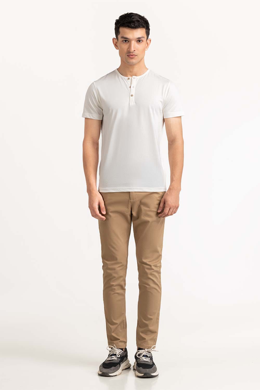 White Basic Tee TS-HLSJ23-067
