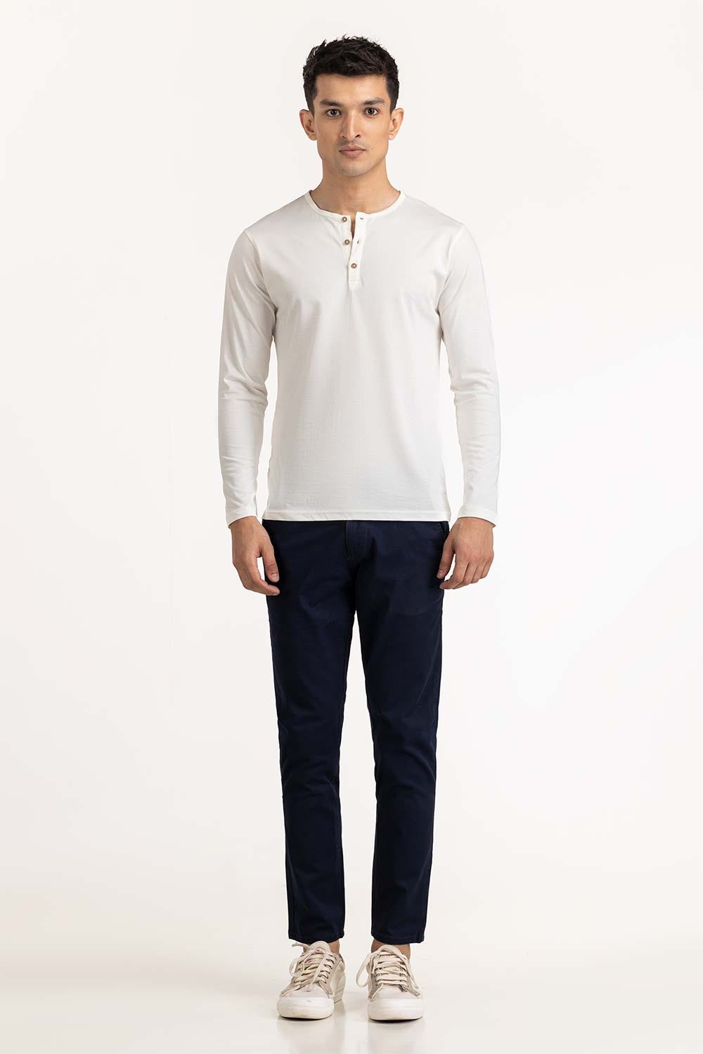 White Basic Tee TS-HLSJ23-071