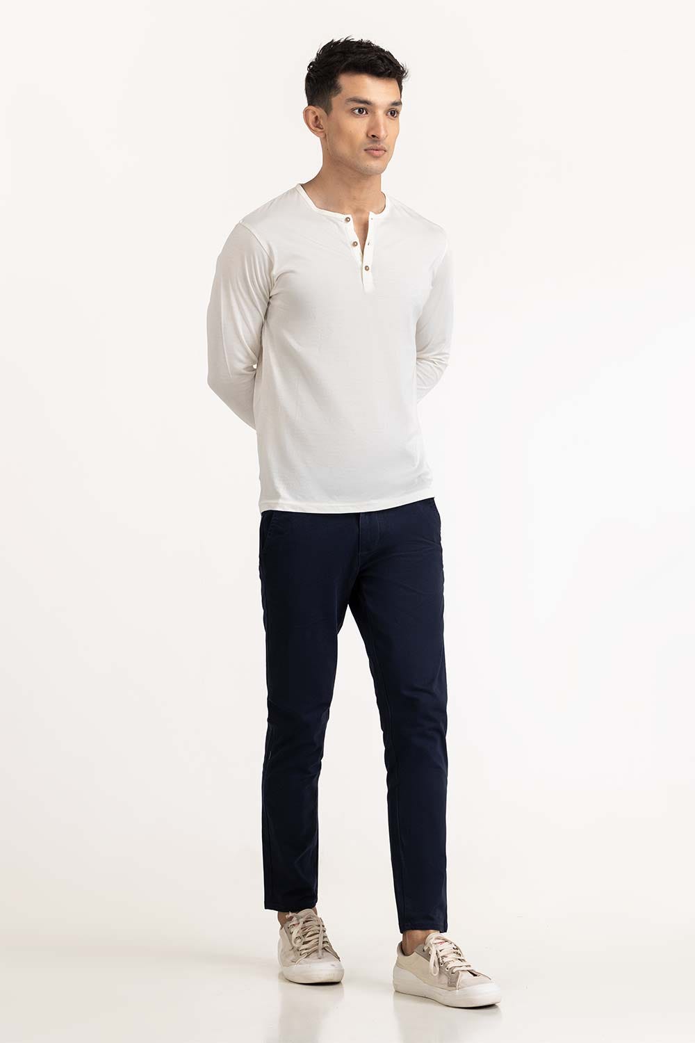 White Basic Tee TS-HLSJ23-071