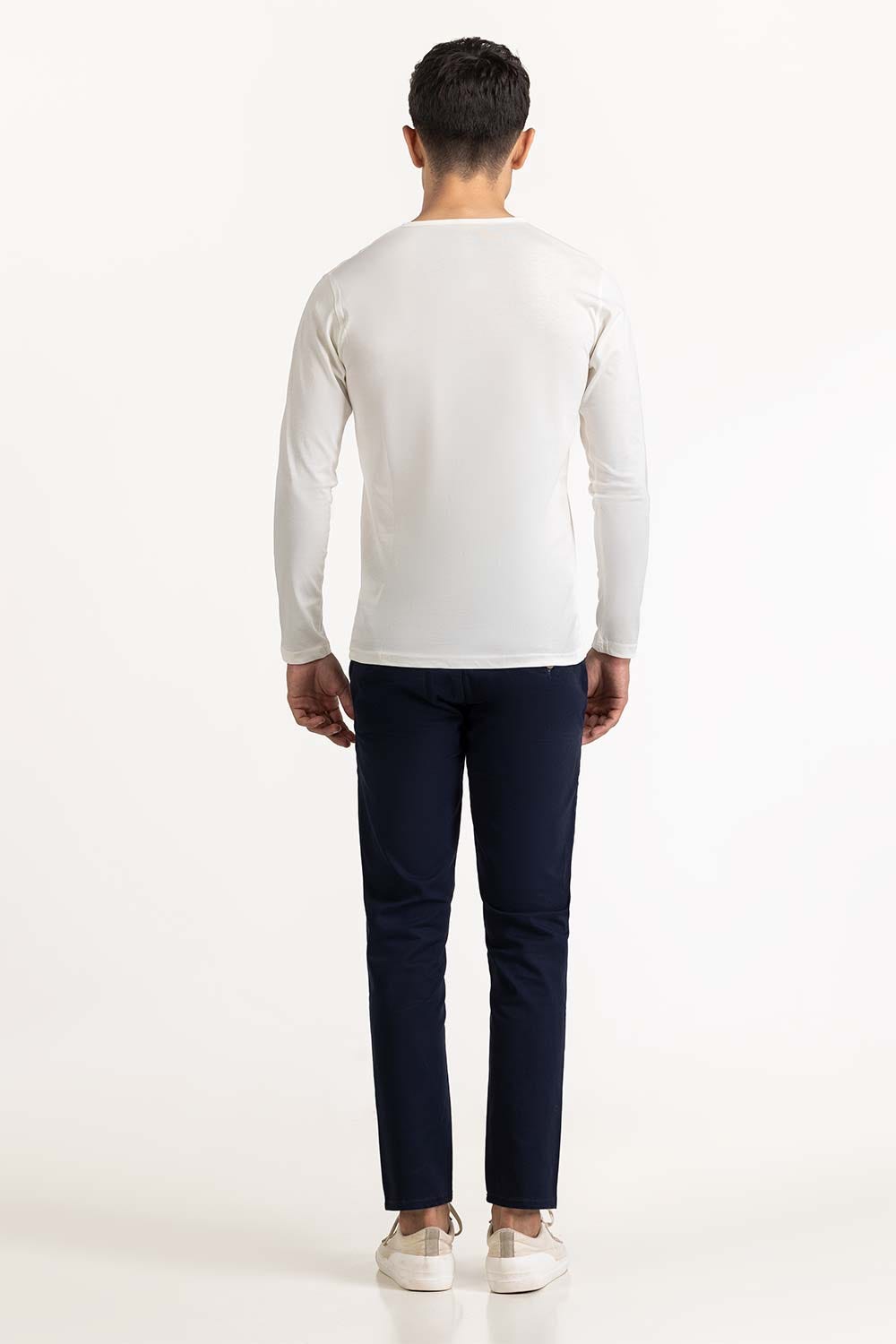 White Basic Tee TS-HLSJ23-071