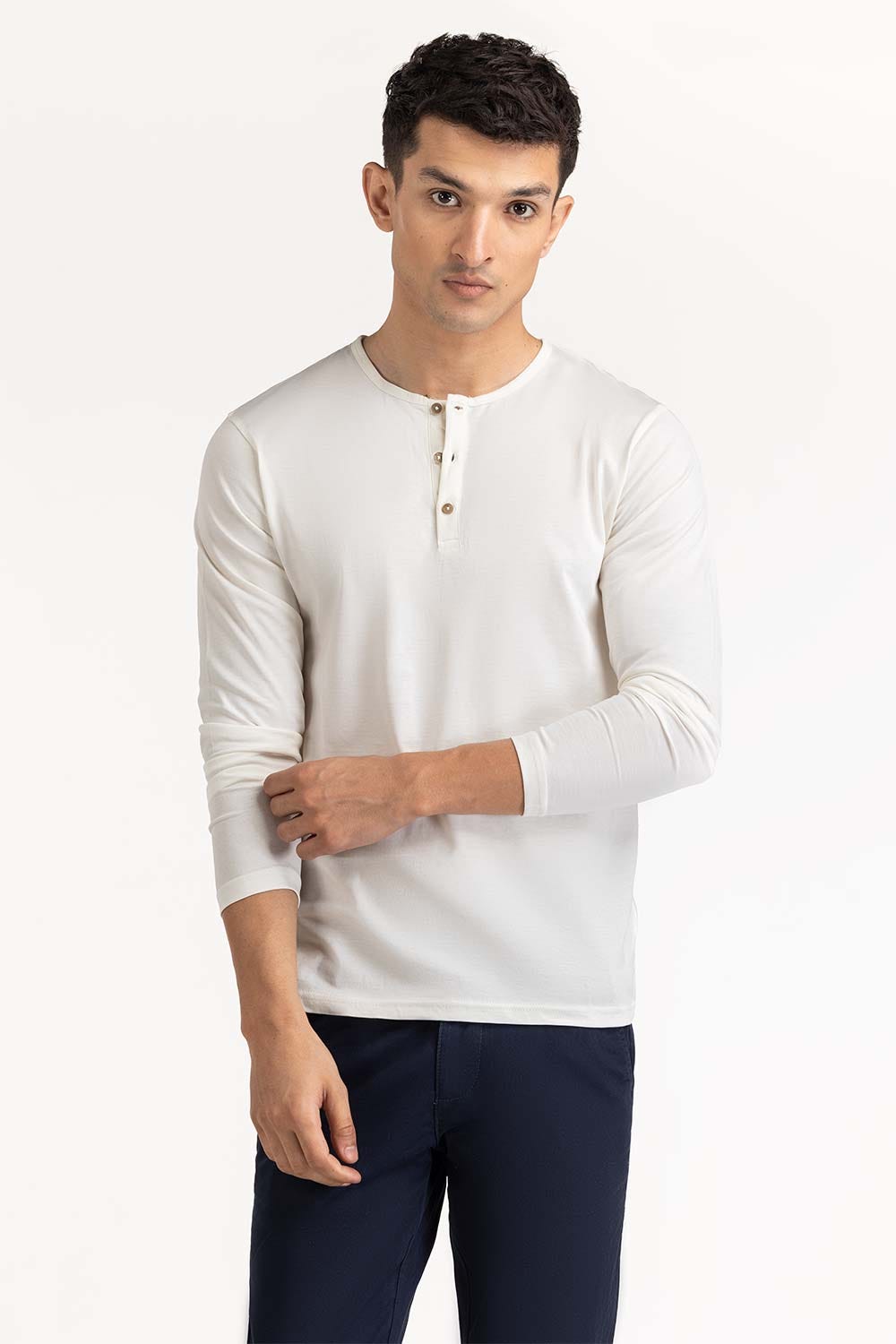 White Basic Tee TS-HLSJ23-071