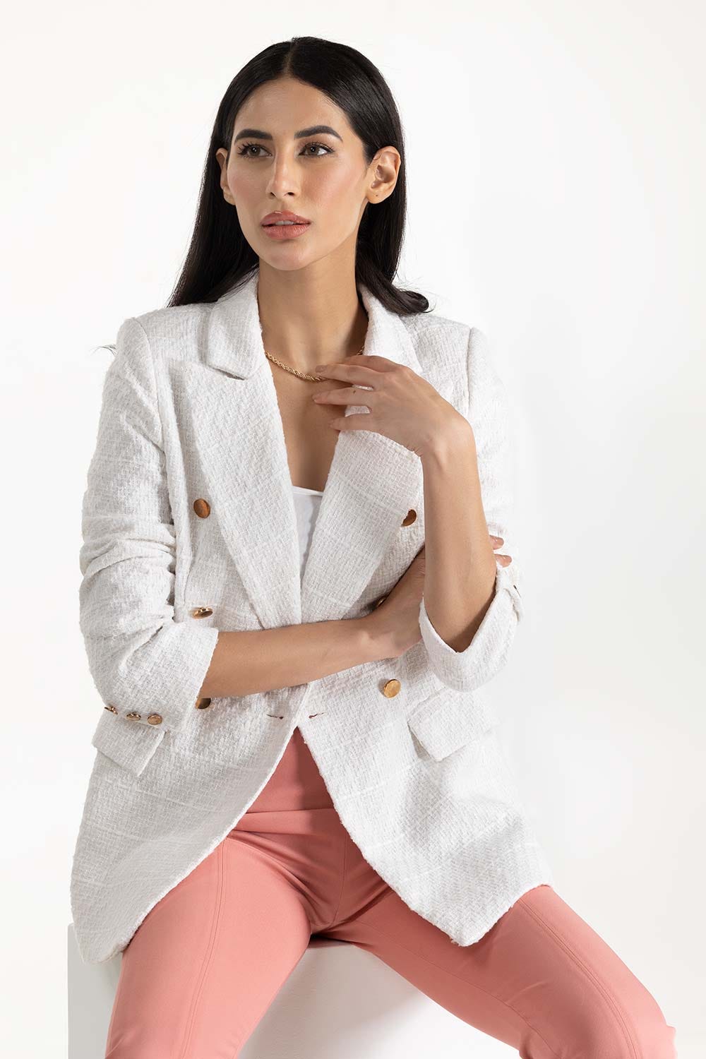 White Blazer 224-210-020