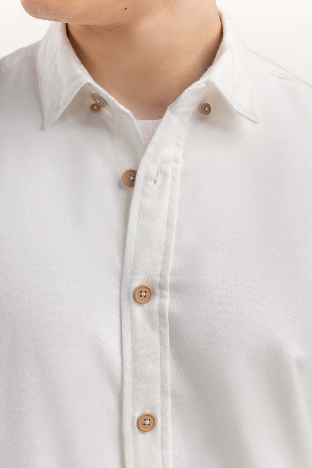 White Button Down Shirt 224-117-035