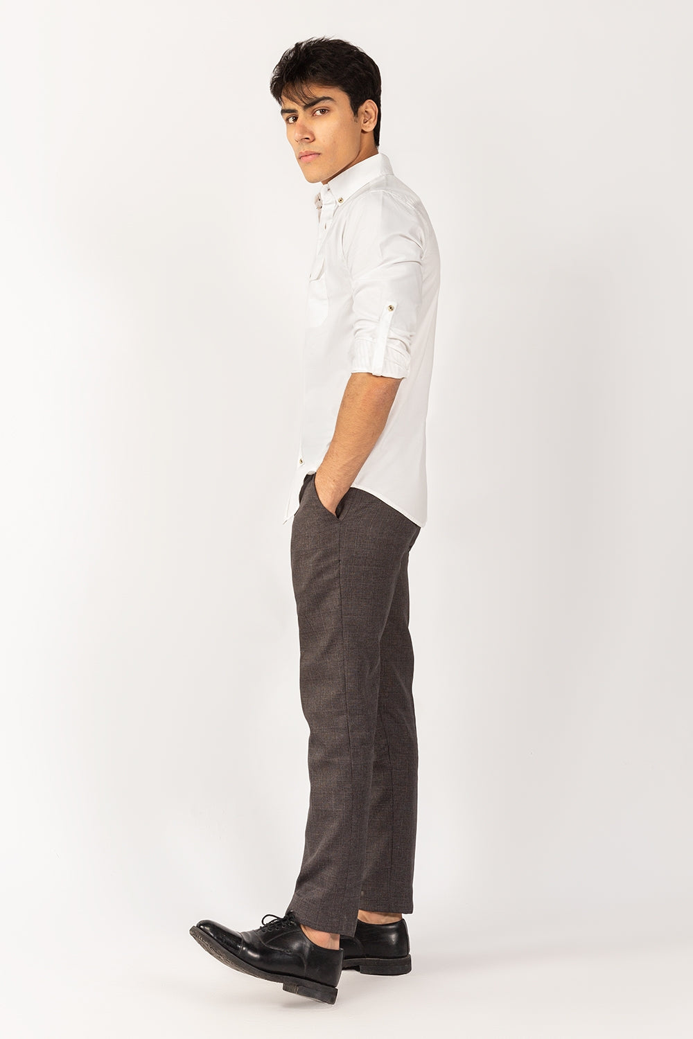 White Casual Shirt CM-PD-455 CS