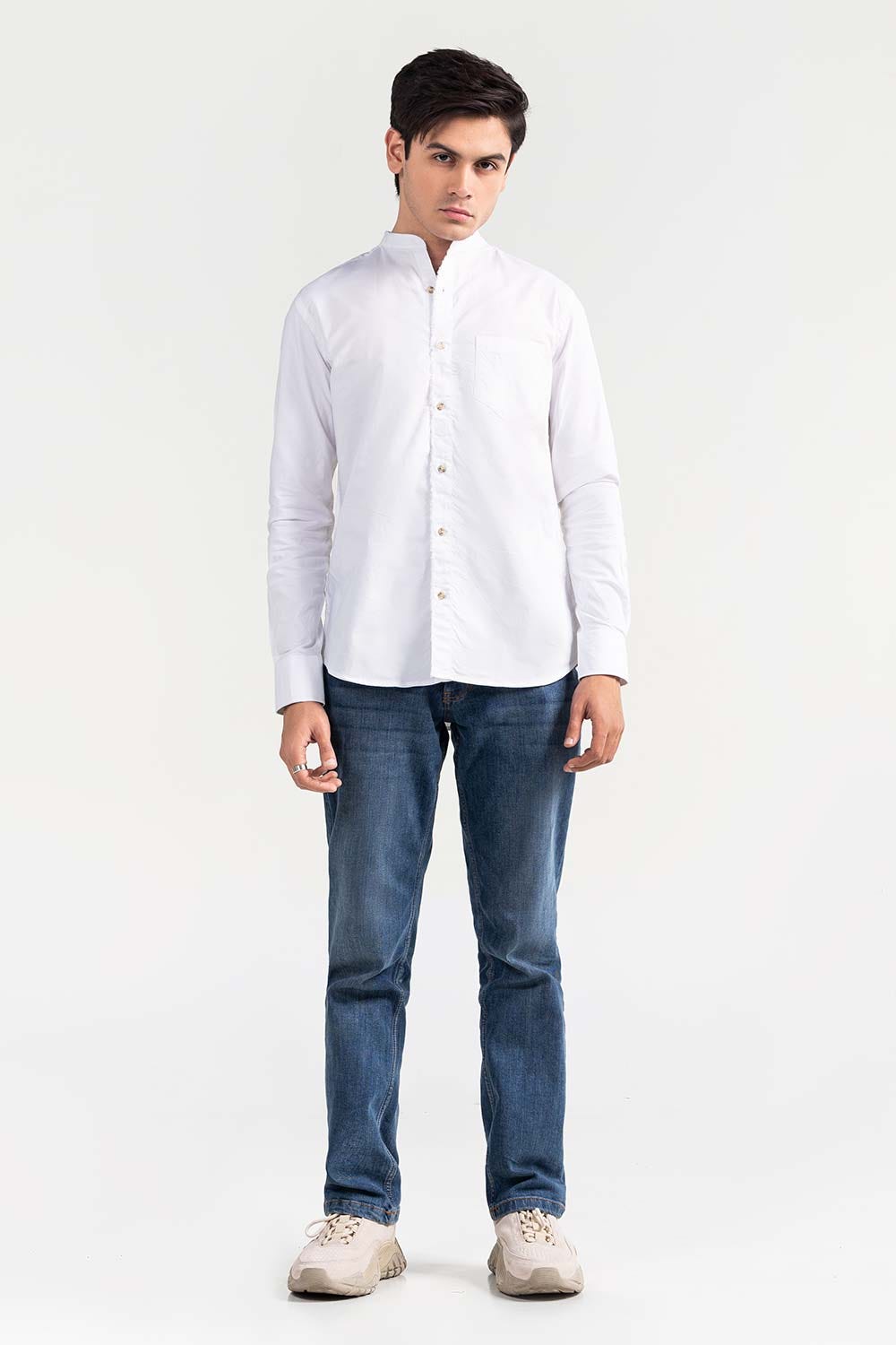 White Casual Shirt CM-YD-2962 CS