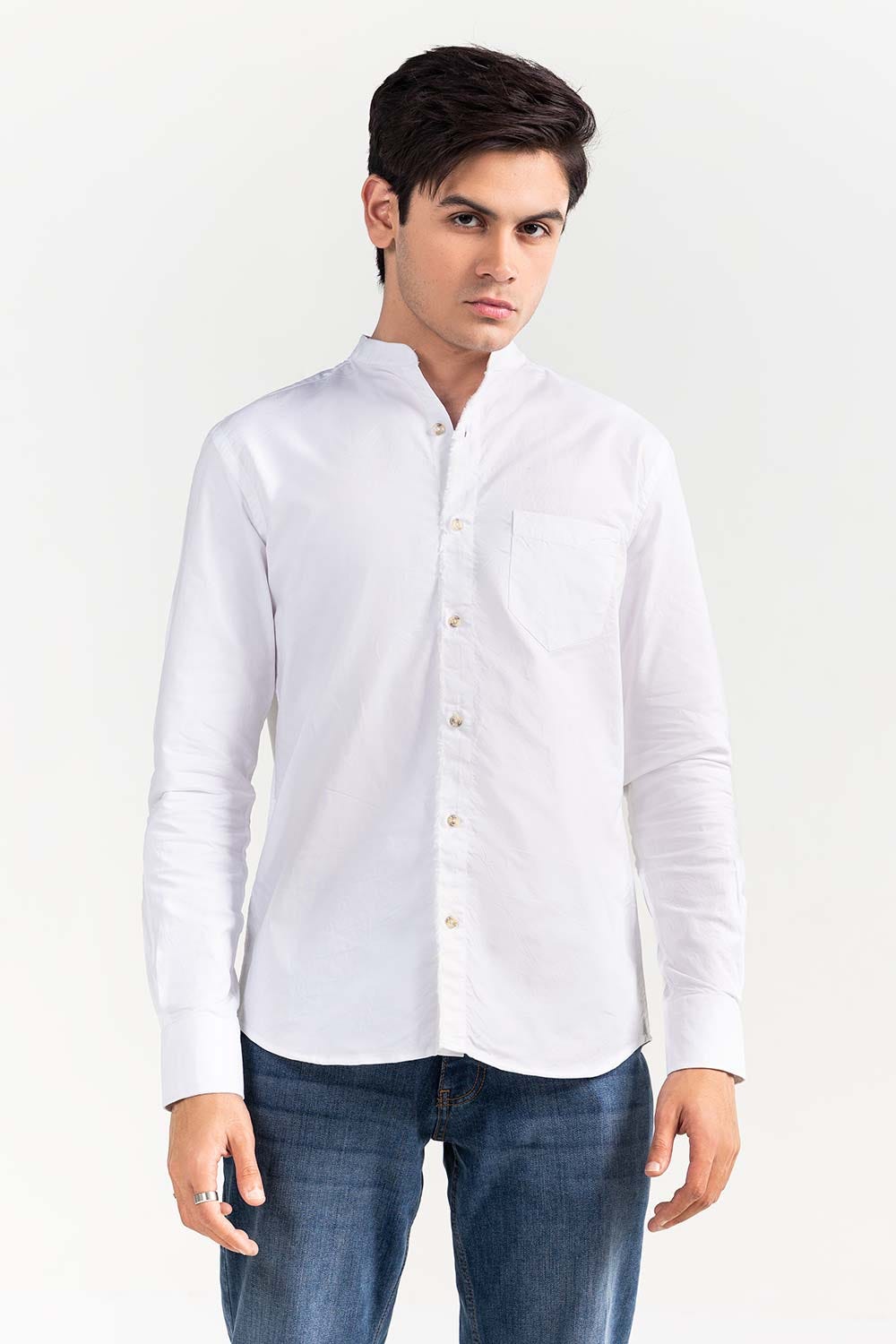 White Casual Shirt CM-YD-2962 CS