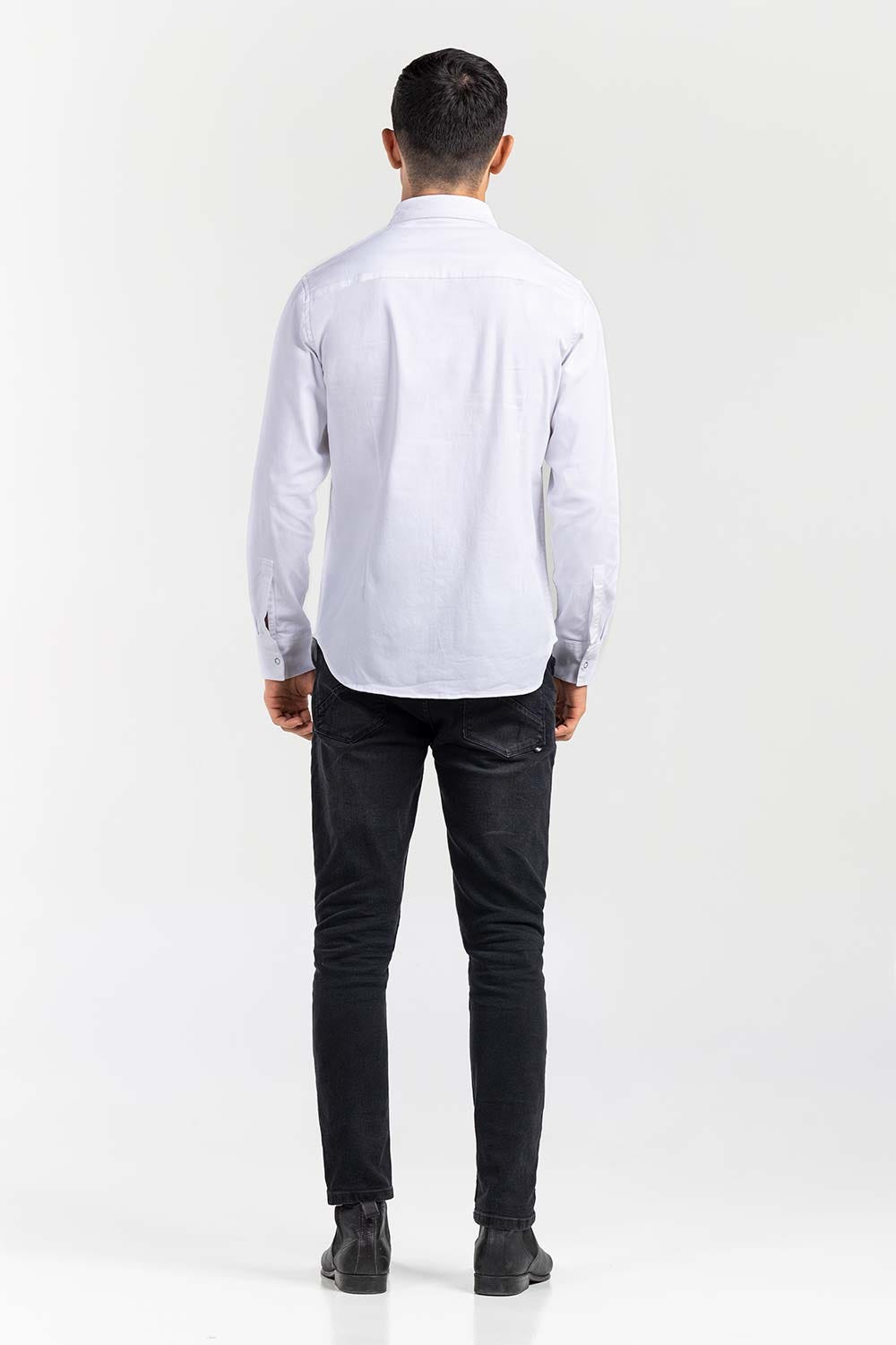 White Casual Shirt M-GD-S-001 CS