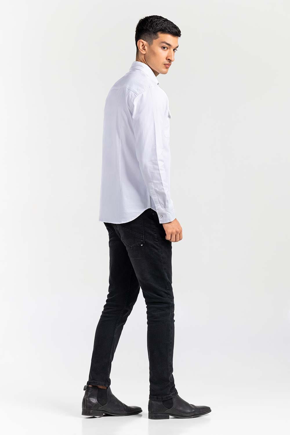 White Casual Shirt M-GD-S-001 CS