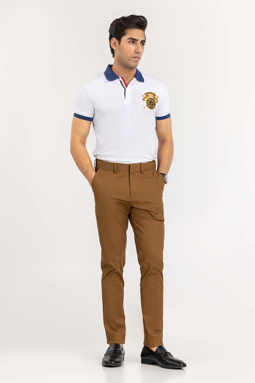 White Fashion Polo PS-FPK22-024