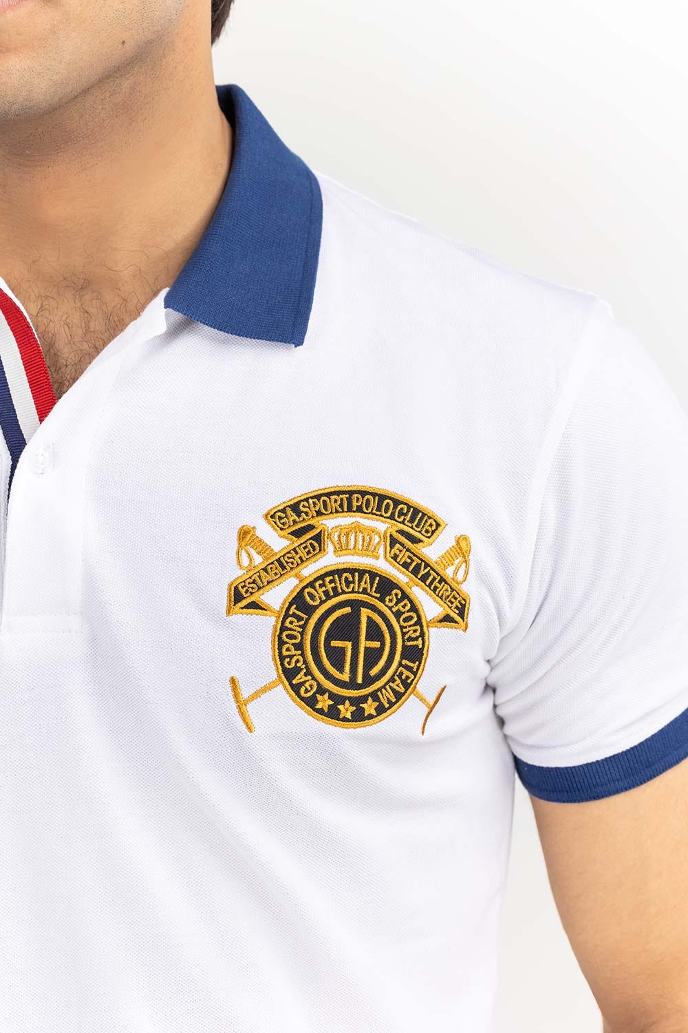 White Fashion Polo PS-FPK22-024