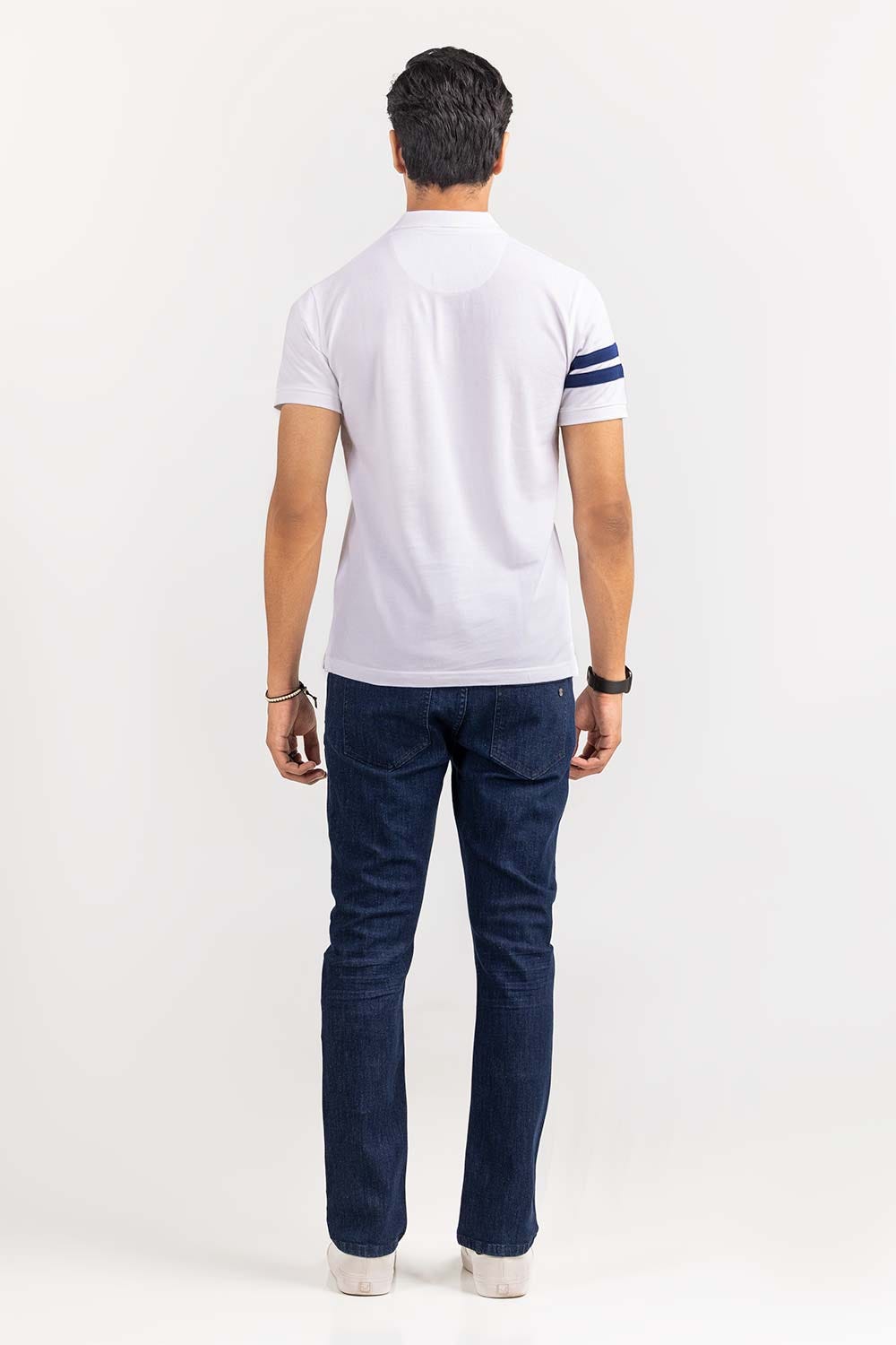 White Fashion Polo PS-FPK22-030