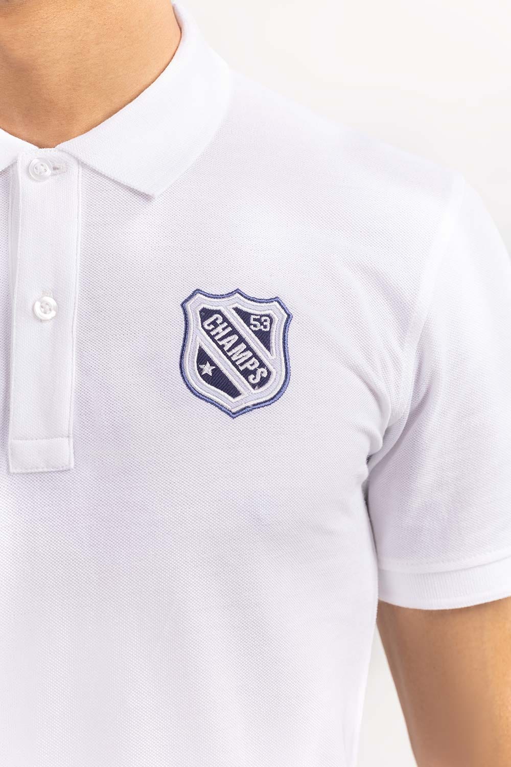 White Fashion Polo PS-FPK22-030