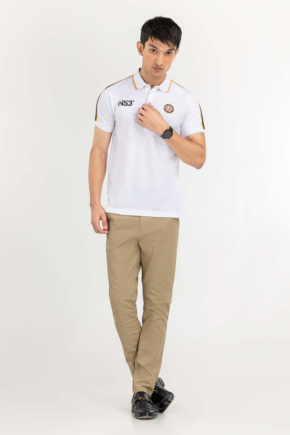 White Fashion Polo PS-FPK22-032