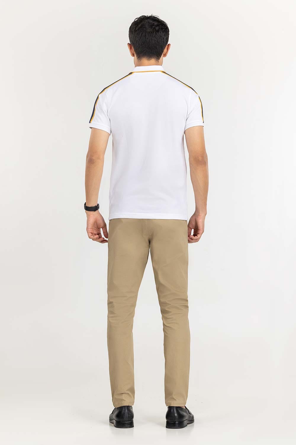 White Fashion Polo PS-FPK22-032