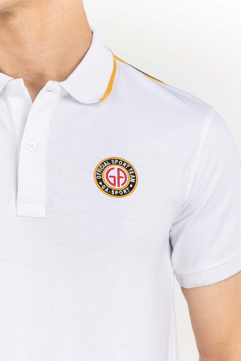 White Fashion Polo PS-FPK22-032