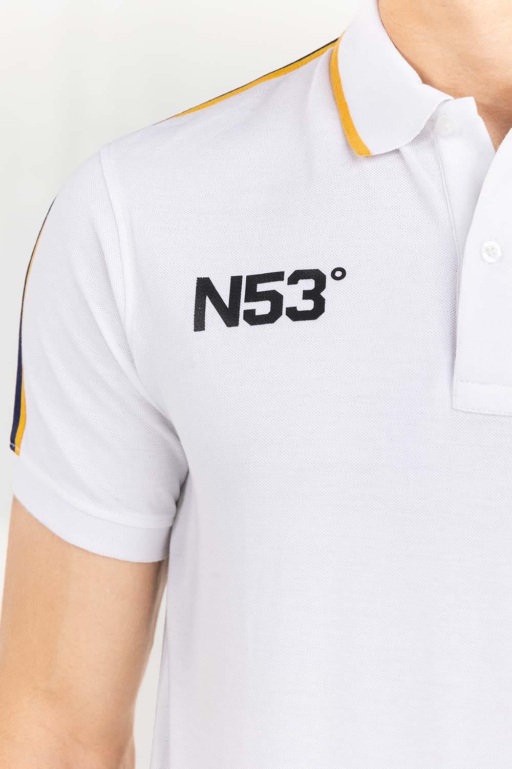 White Fashion Polo PS-FPK22-032