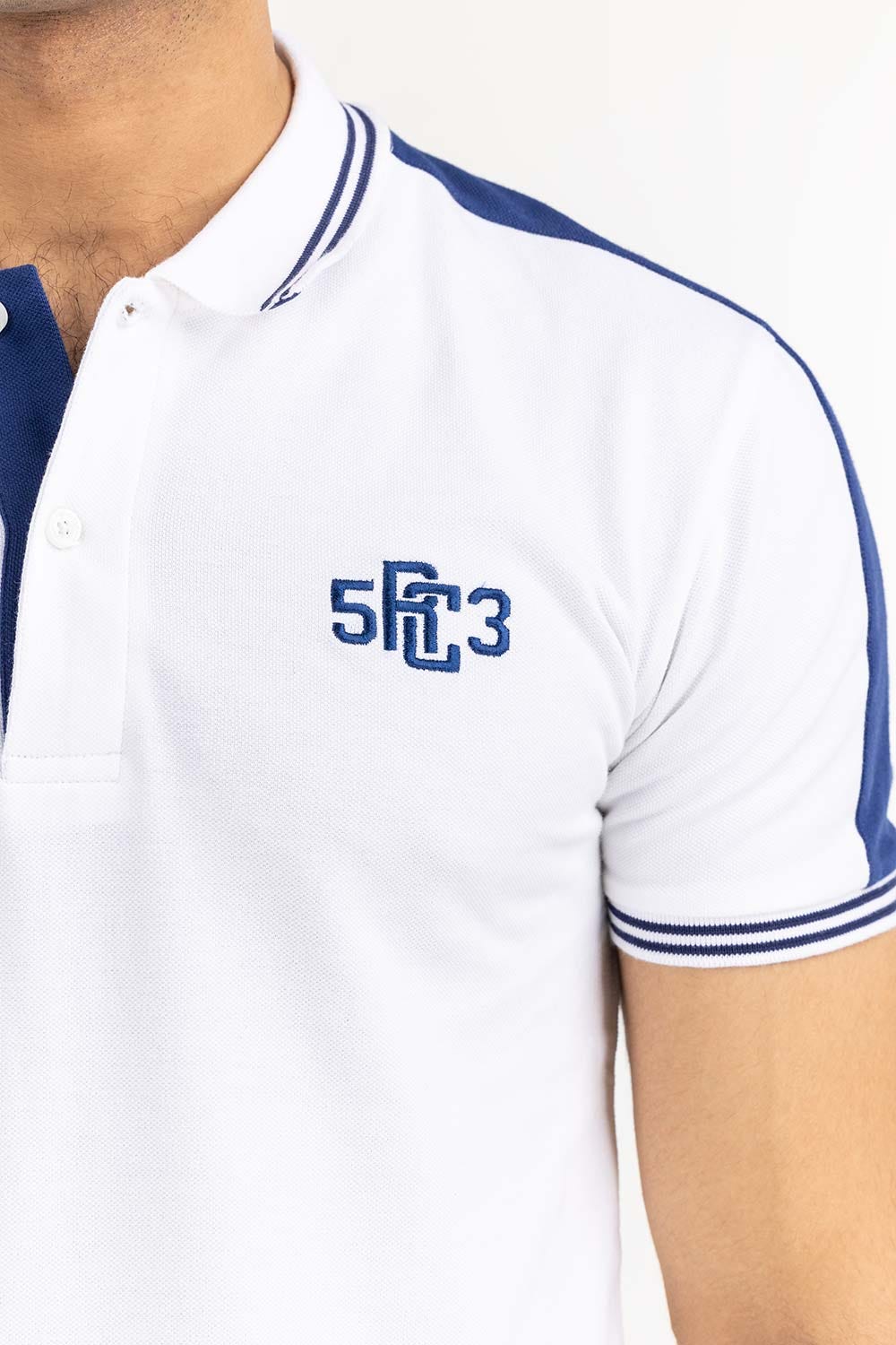 White Fashion Polo PS-FPK22-051