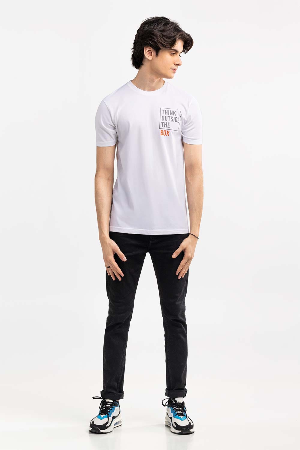 White Fashion T-Shirt JGP-D279