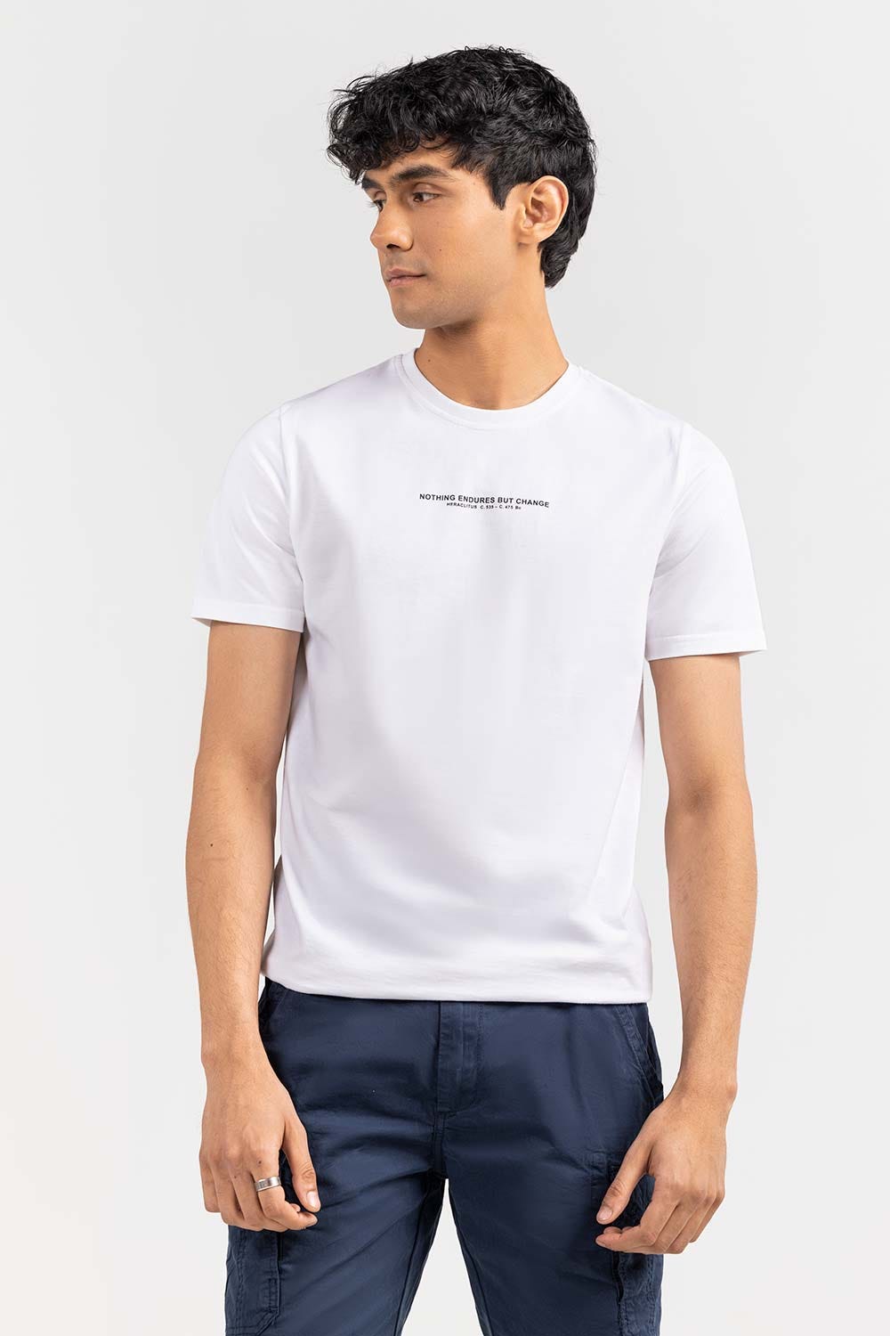 White Fashion T-shirt JGP-D304