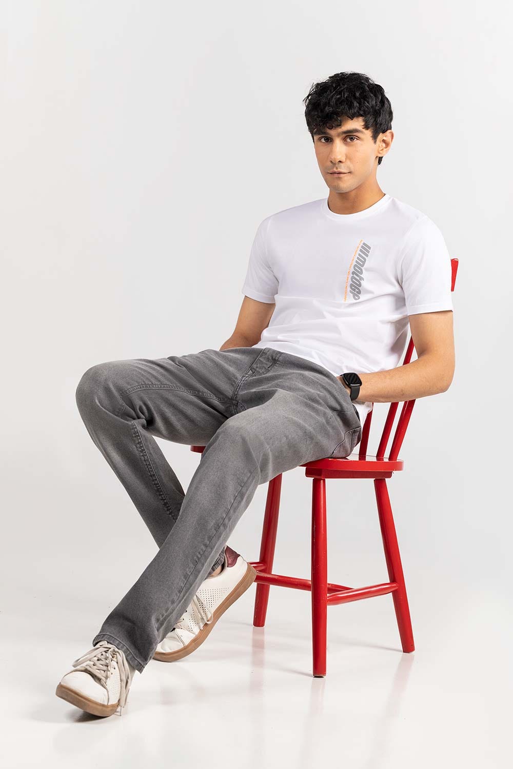 White Fashion T-shirt JGP-D306