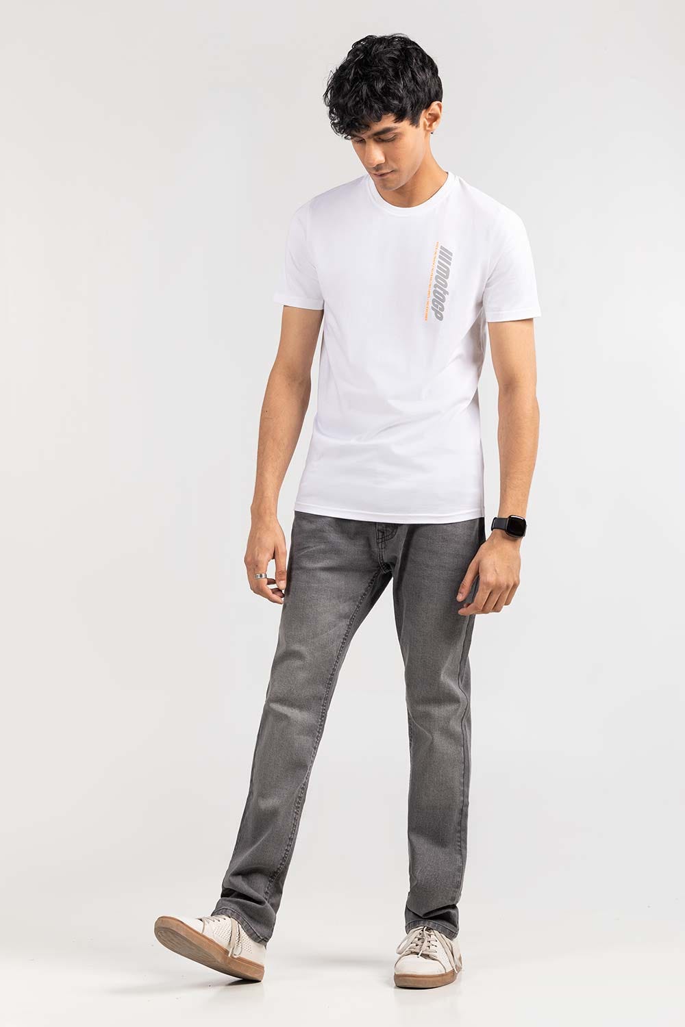 White Fashion T-shirt JGP-D306