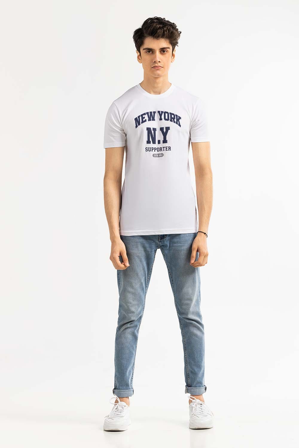 White Fashion T-shirt JGP-D317