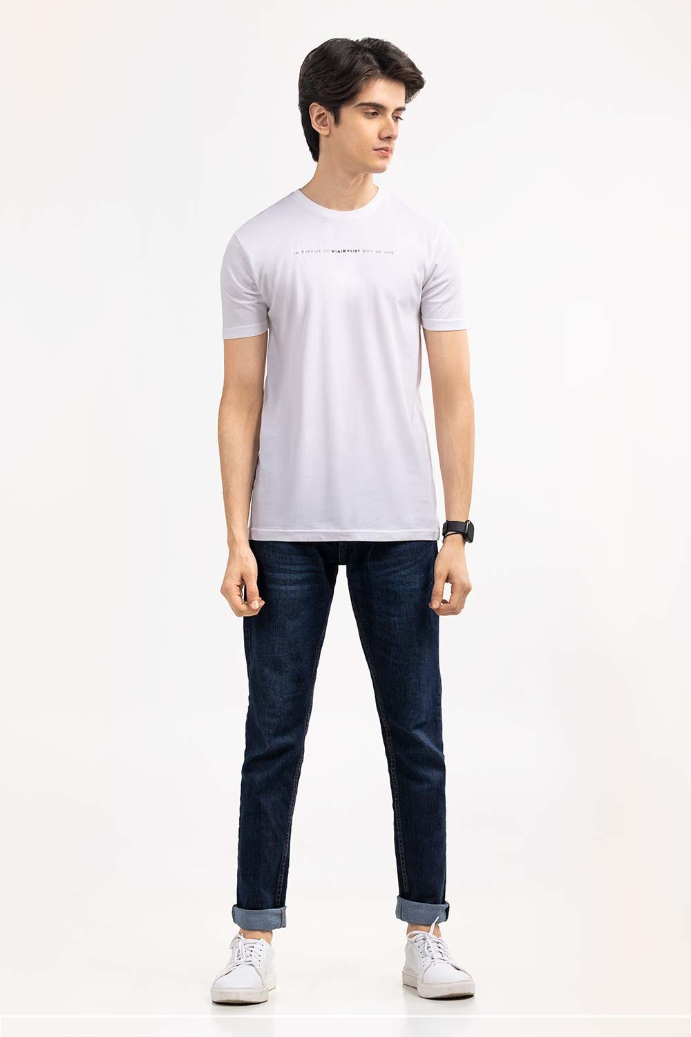 White  Graphic T-Shirt JGP-D271