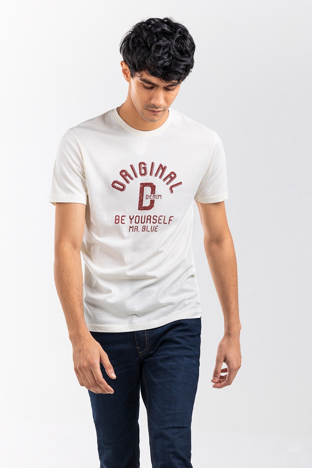 White Graphic Tee JGP-URB-D234