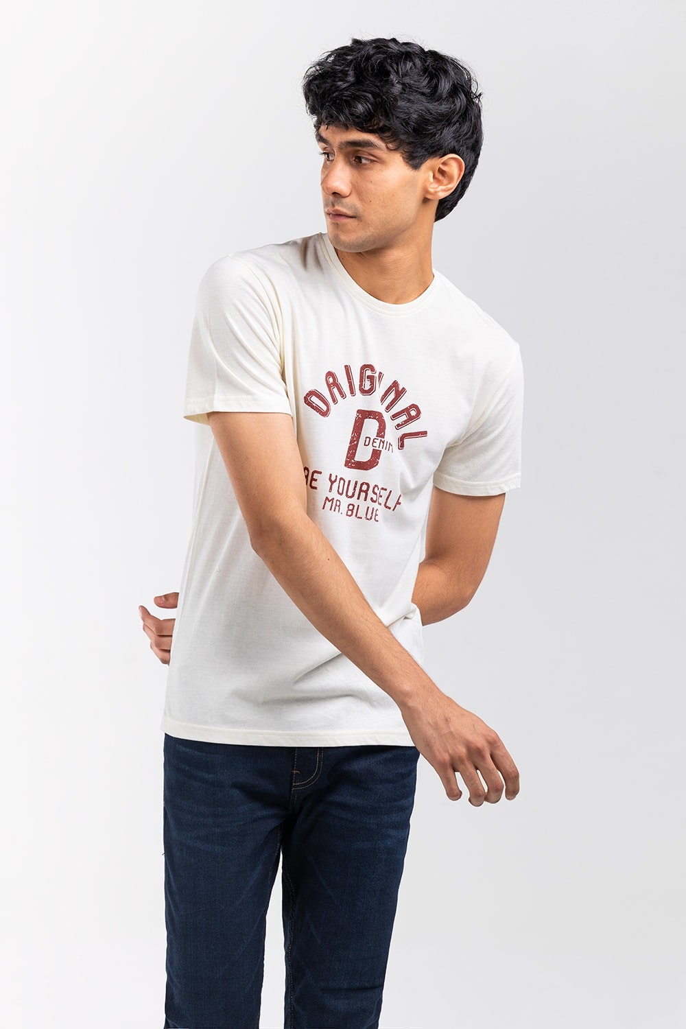 White Graphic Tee JGP-URB-D234