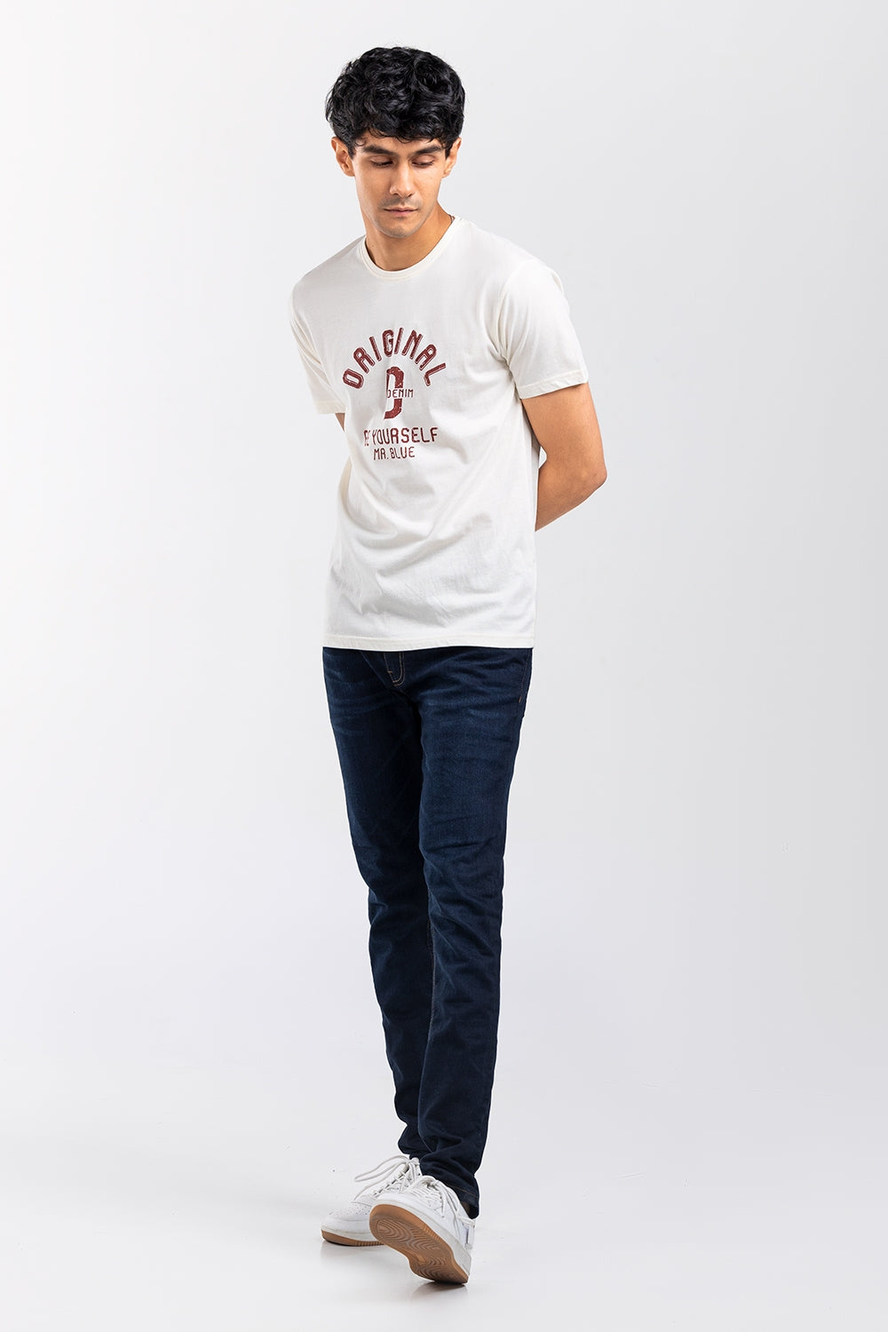 White Graphic Tee JGP-URB-D234