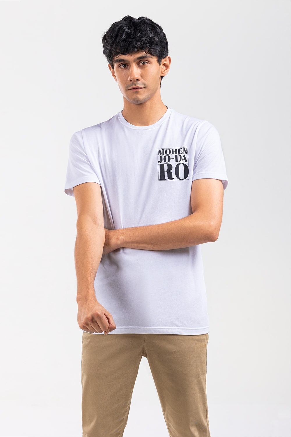 White Graphic Tee JGP-URB-D254-01